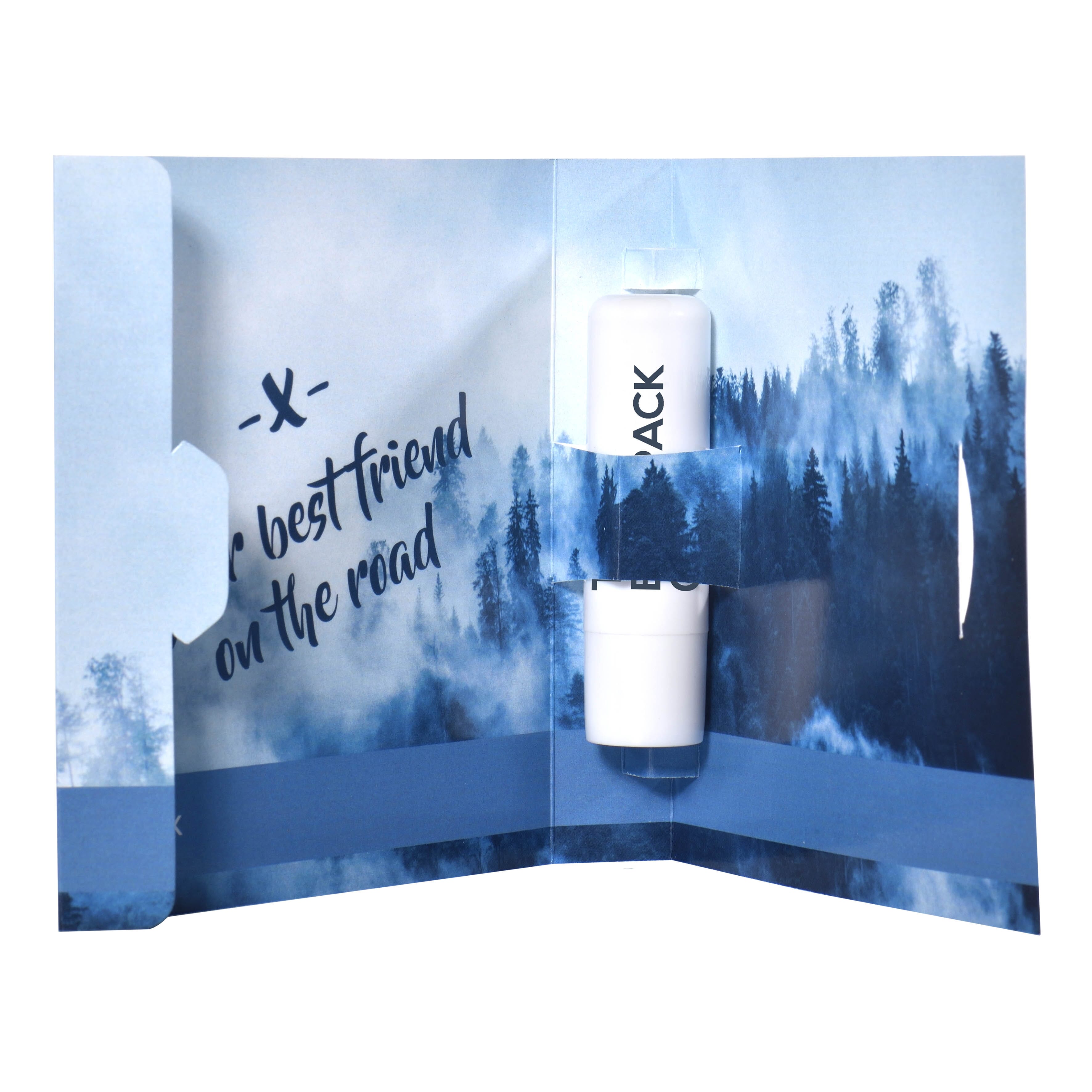 Musterkarte für Lippenpflegestift, Care Concepts