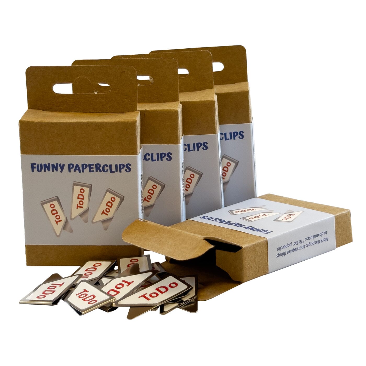 To Do Büroklammer in Blisterverpackung, Clipfactory