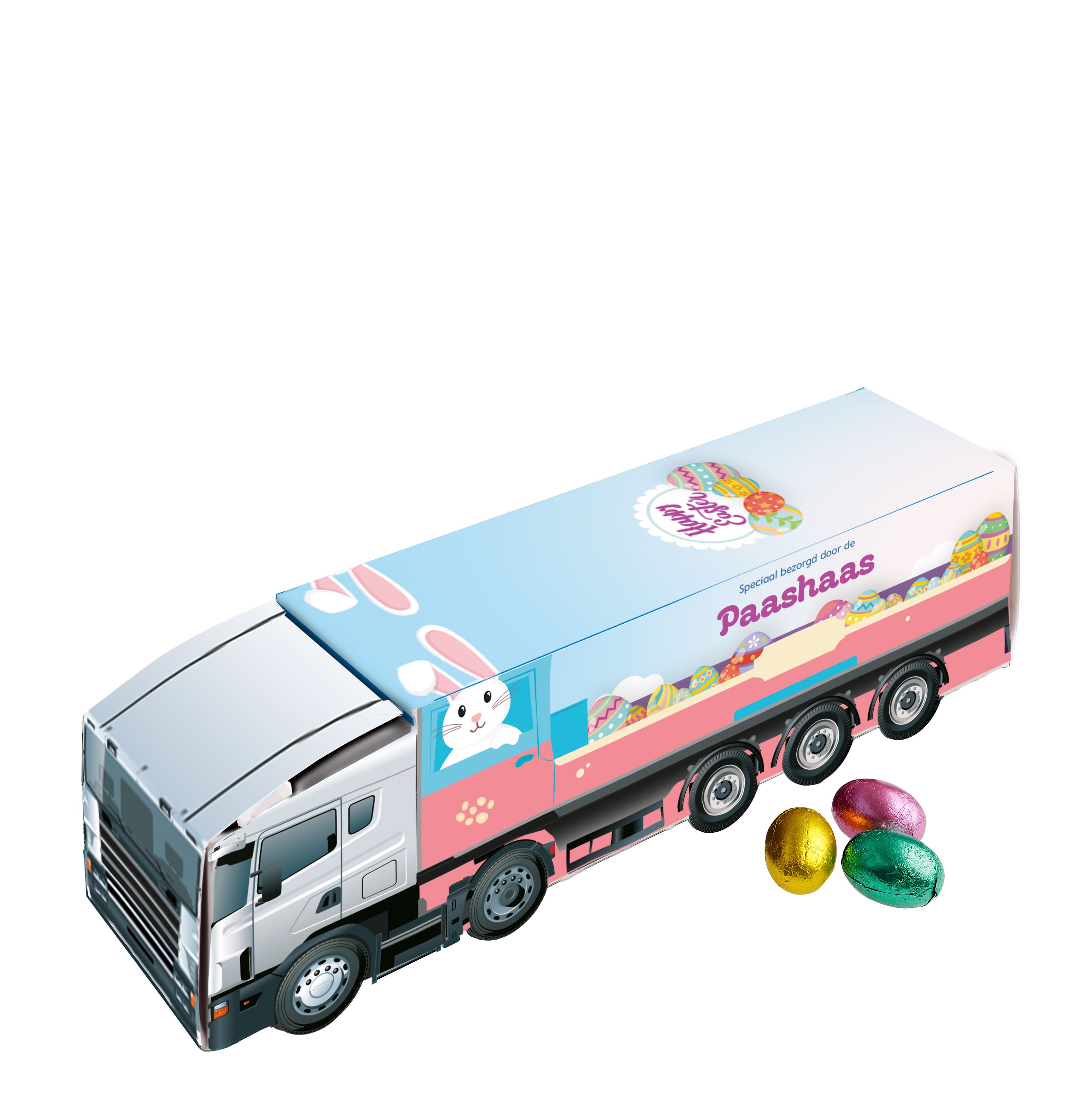 Lkw mit Osterschokolade, The Peppermint Company