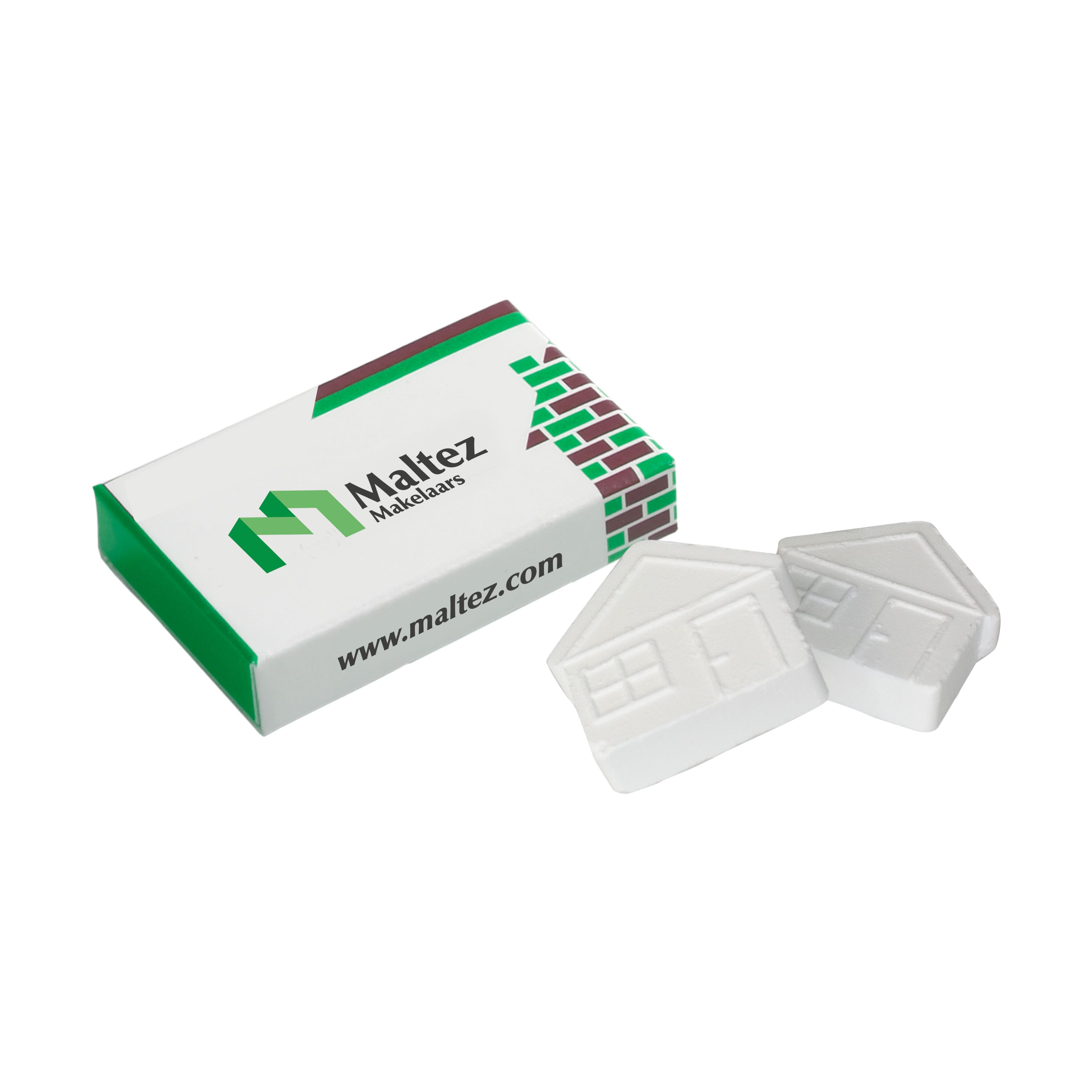 Box mit Häuschen-Pfefferminz, The Peppermint Company