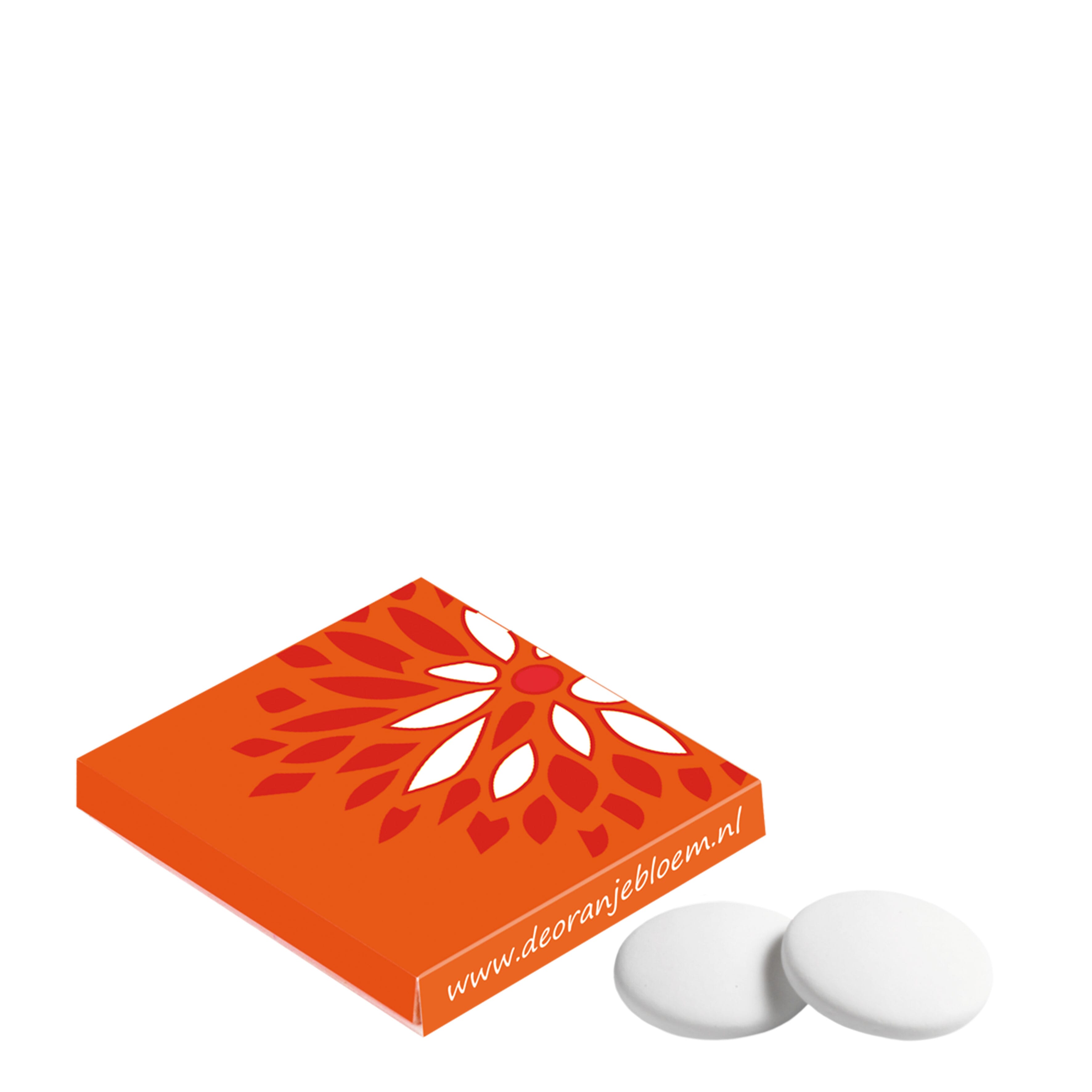 Viereckige Dose mit 4 Imperial Pfefferminz, The Peppermint Company