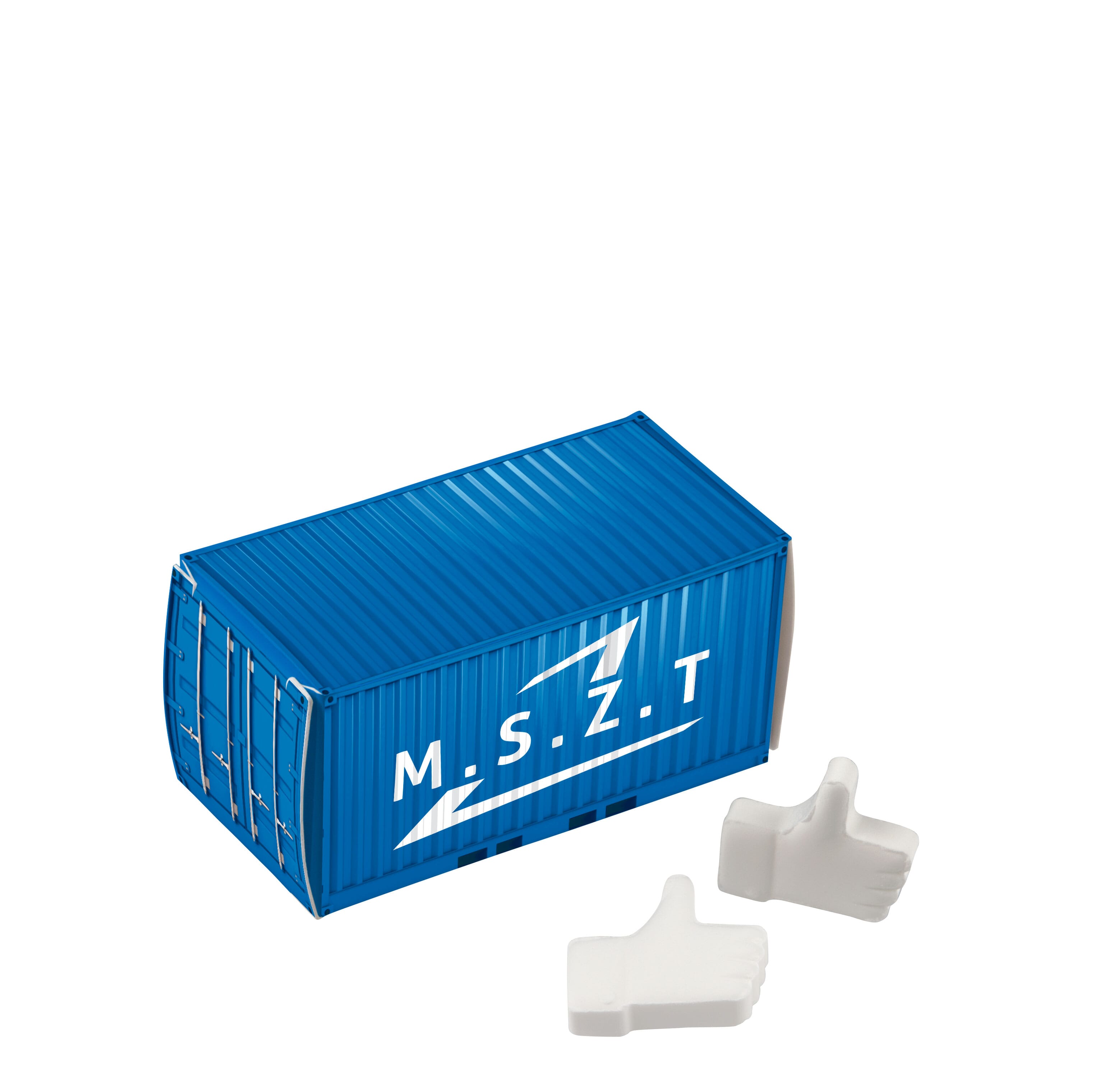Mit Pfefferminz gefüllte Containerbox, The Peppermint Company