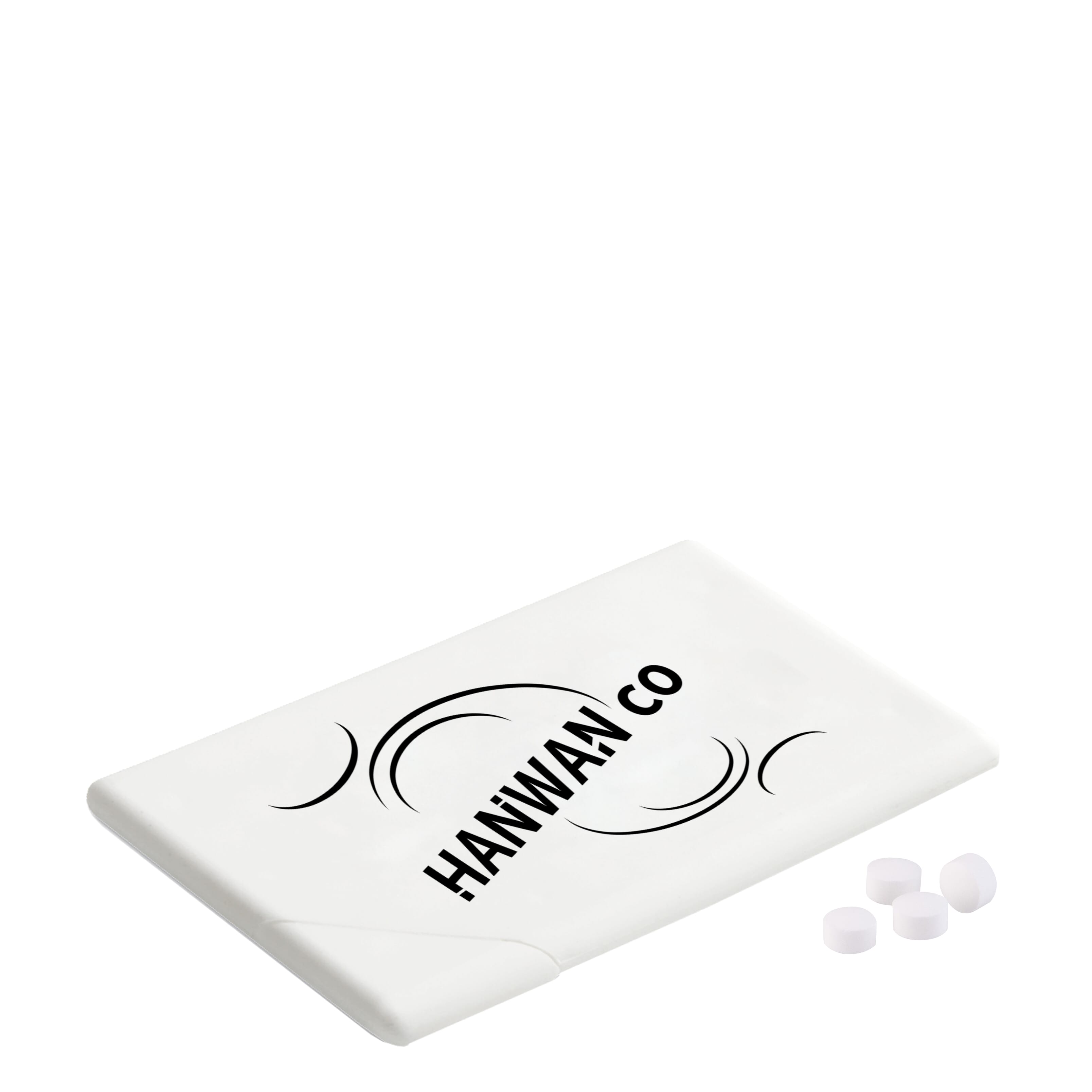 Minzfarbene Kreditkarte weiß, The Peppermint Company