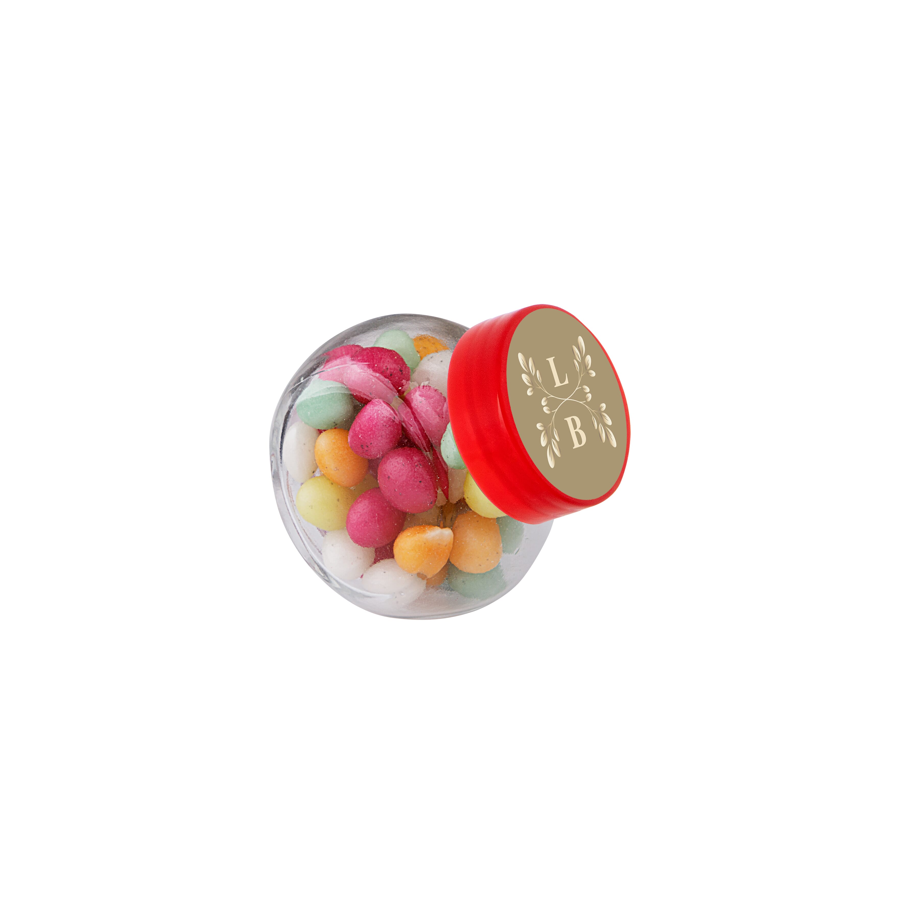Mikro Glas 50 ml gefüllt mit Süßigkeiten, The Peppermint Company