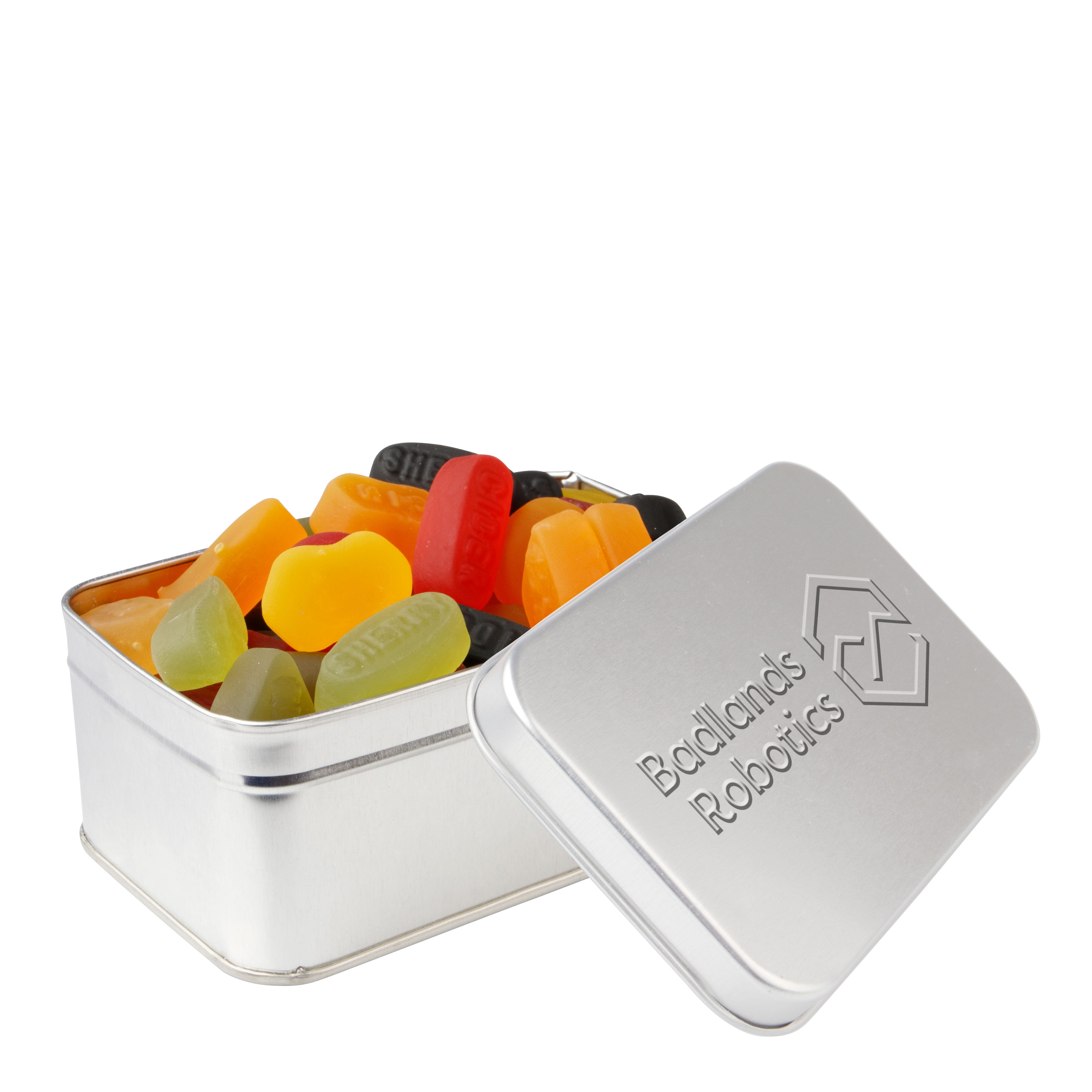 Rechteckige Dose mit Prägung, The Peppermint Company