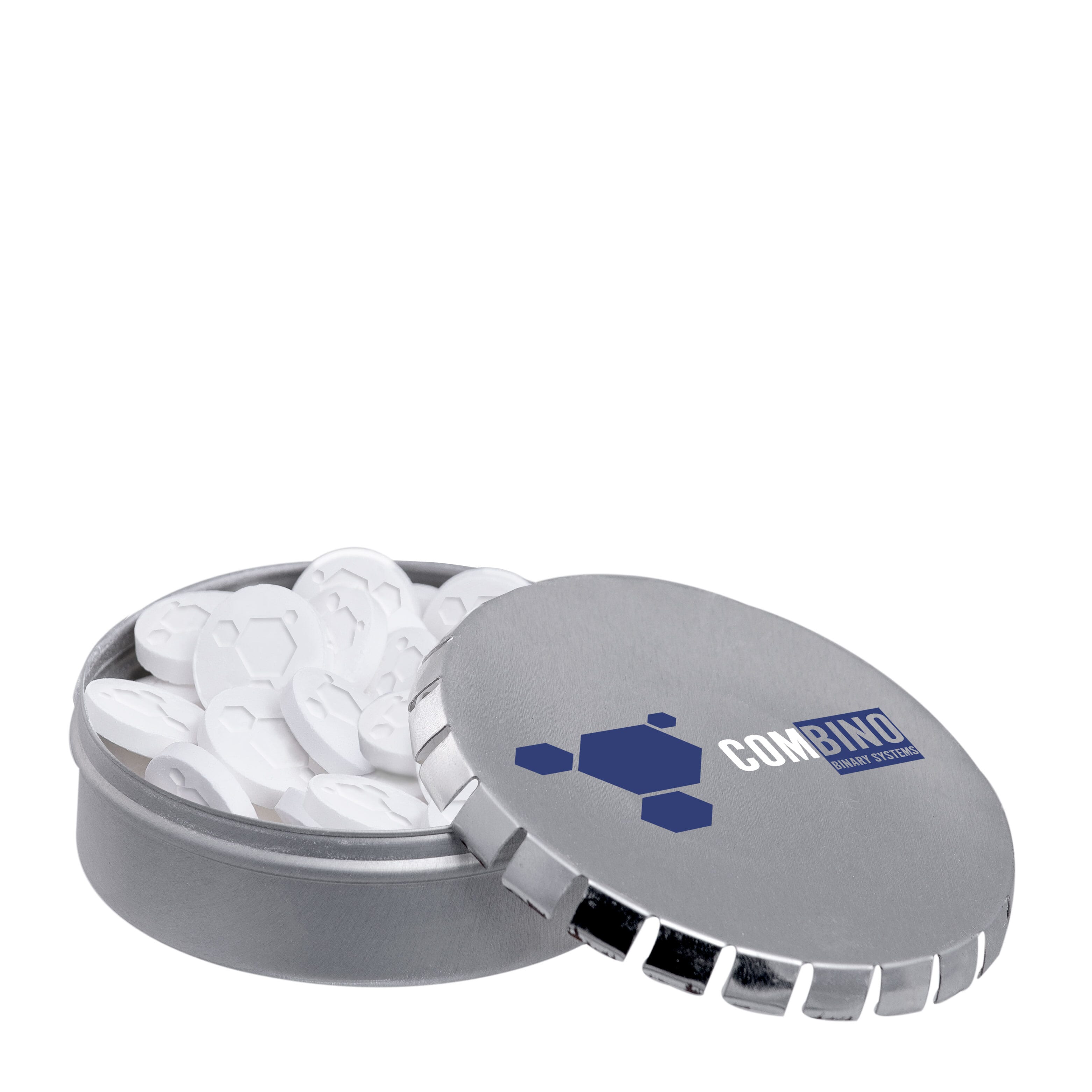 Klick-Klack Dose mit Logo Pfefferminz, The Peppermint Company