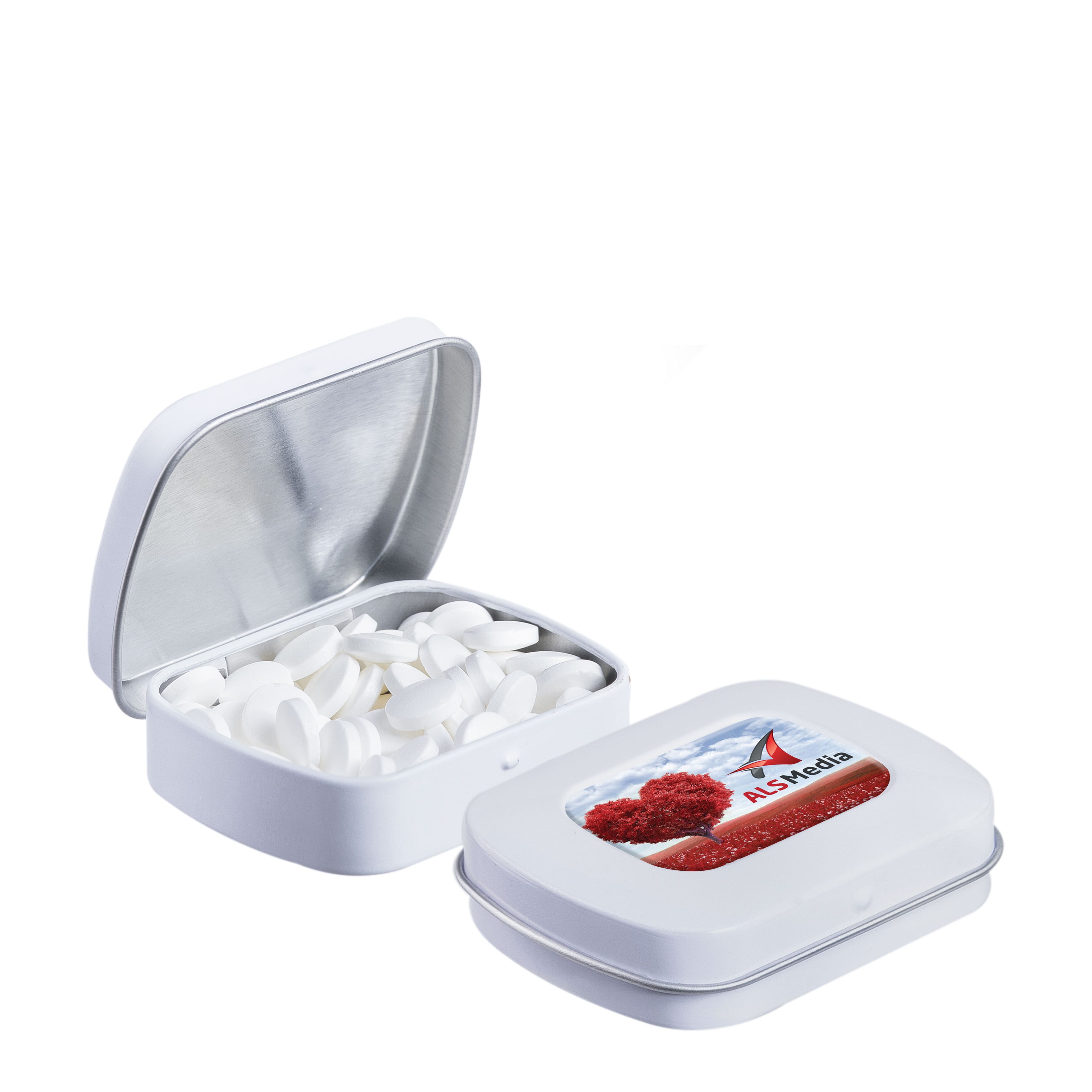 Mini Klappdeckeldose mit Doming mit Minze, The Peppermint Company