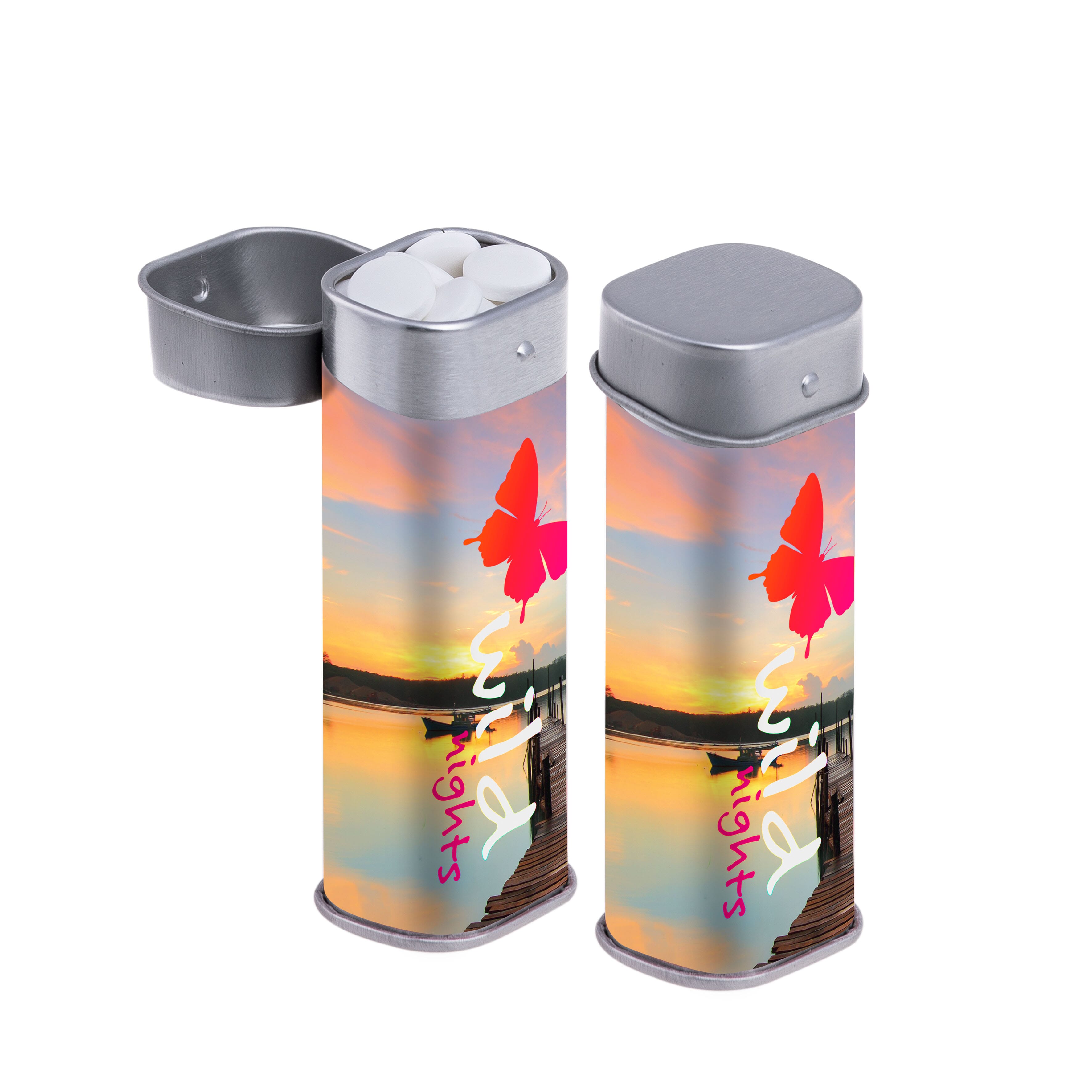 Hohe Dose Pfefferminz mit Label, The Peppermint Company