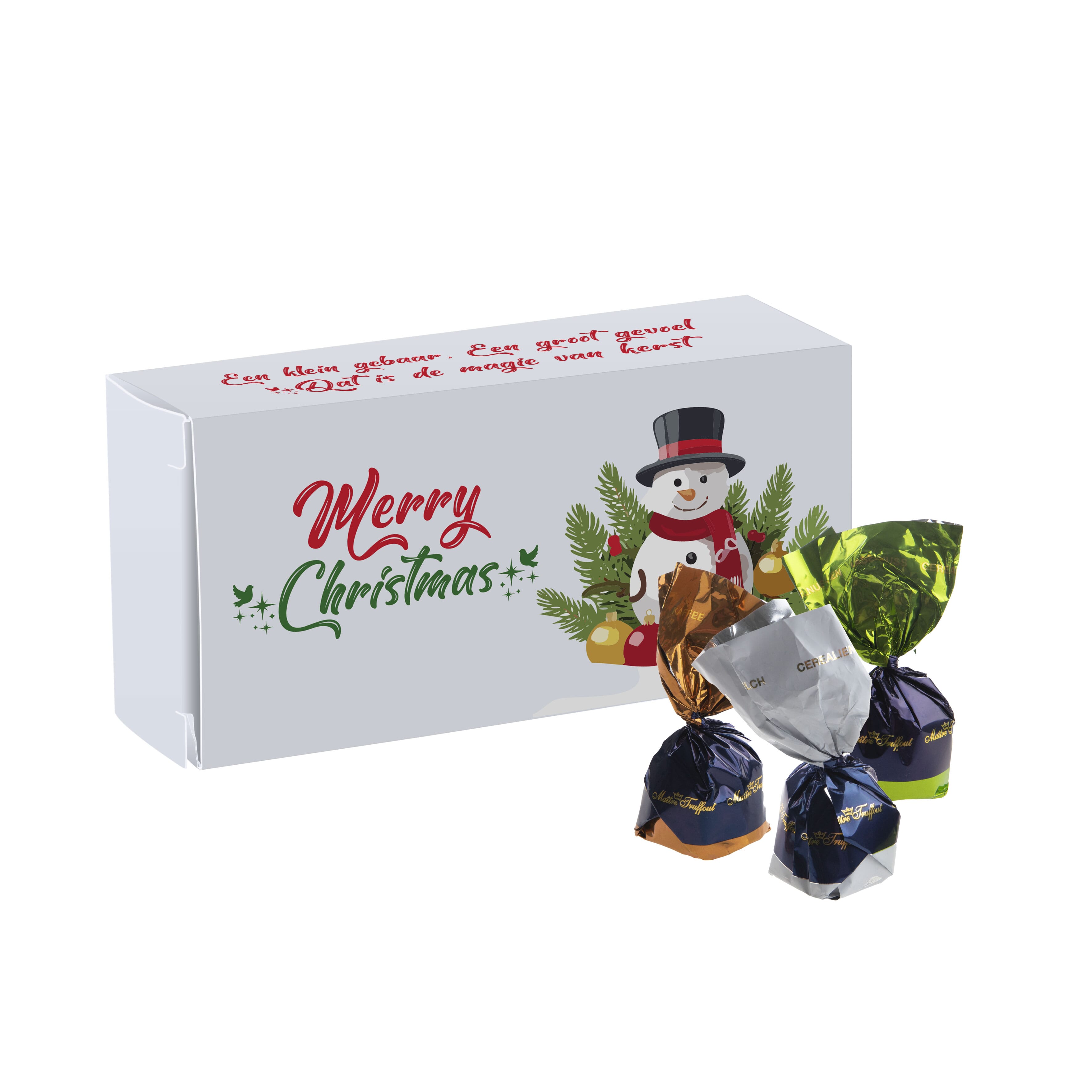 Box mit 4 Schokoladenpralinen, The Peppermint Company