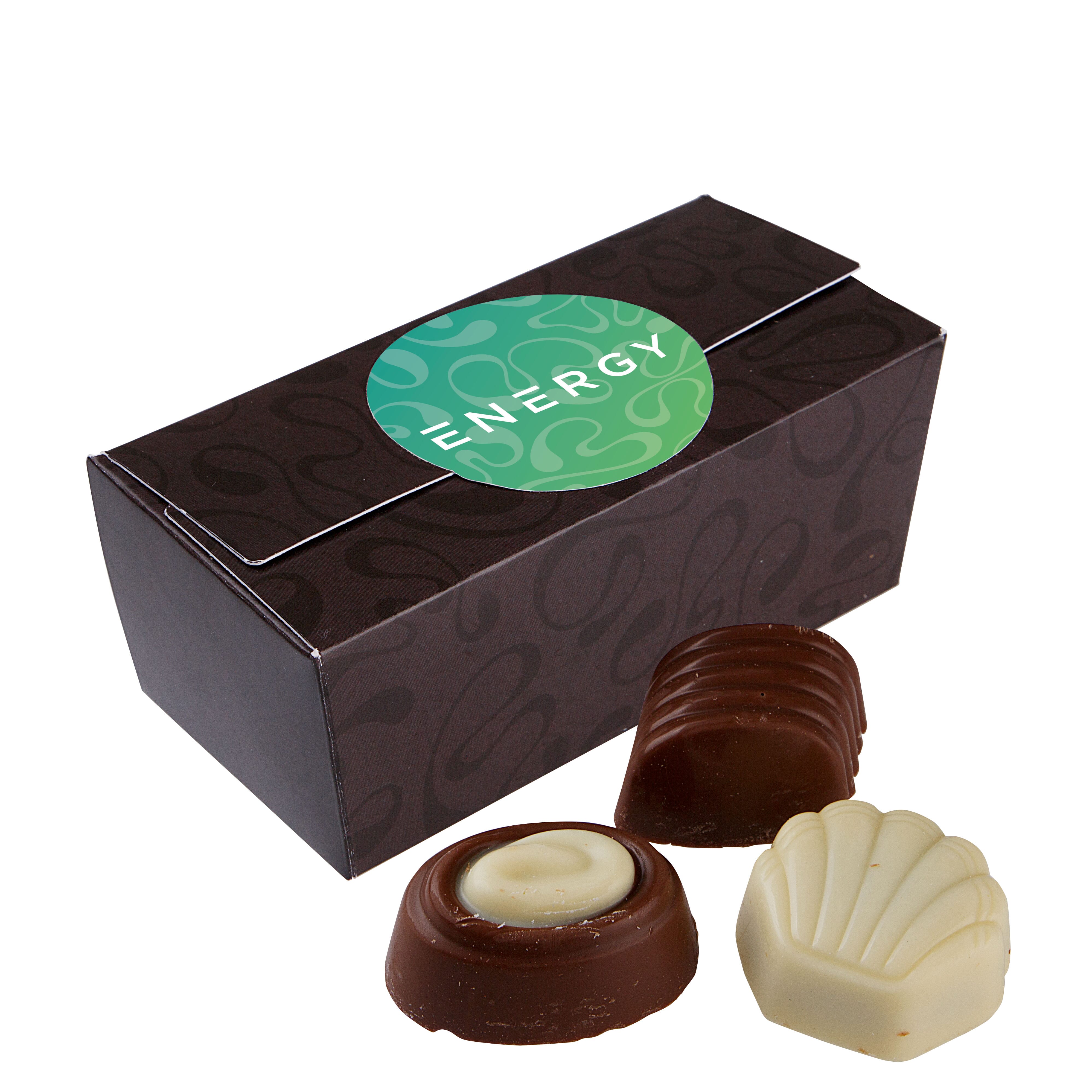 Standard-Ballotin mit 10 belgischen Pralinen, The Peppermint Company