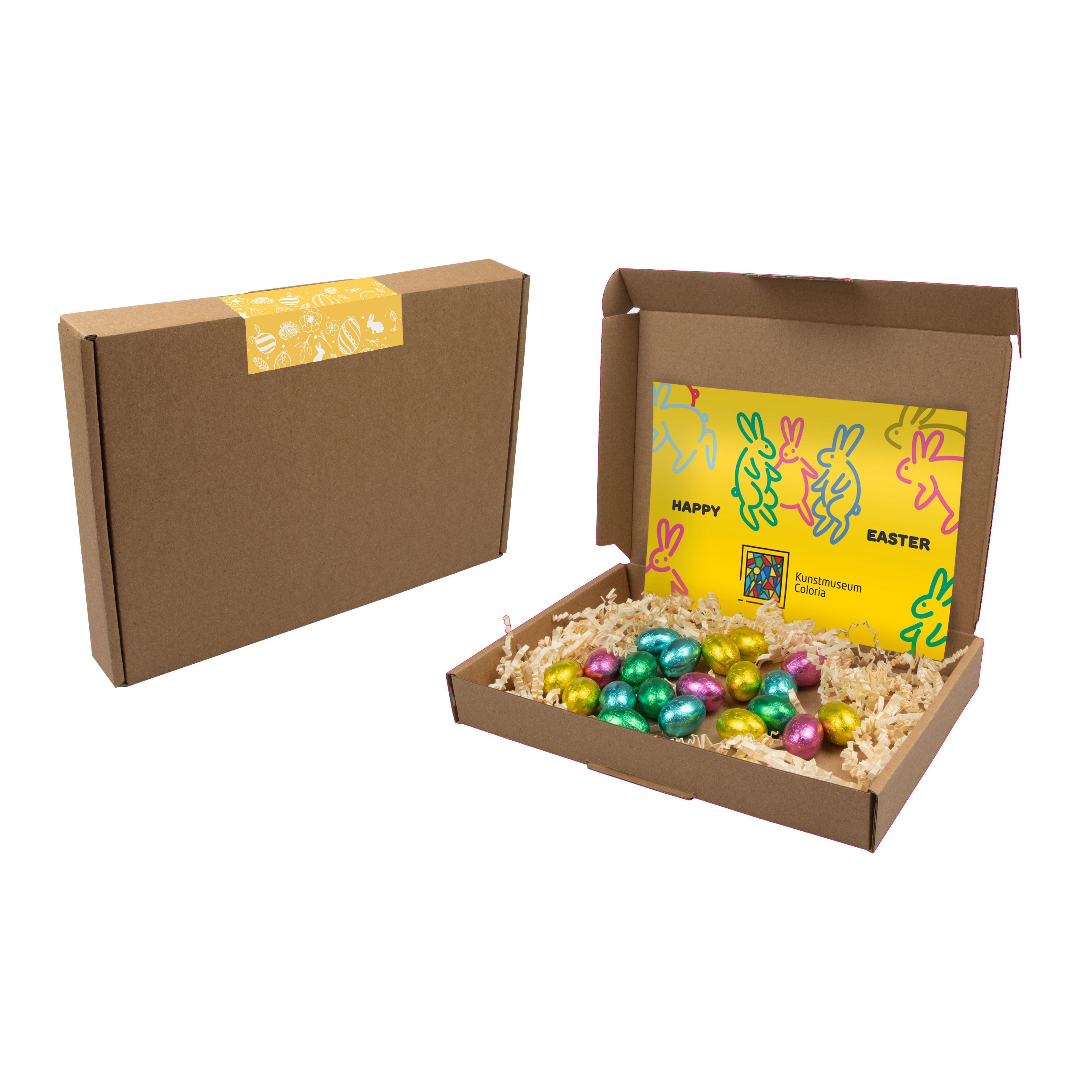 Schachtel mit Ostereiern im Nest, The Peppermint Company