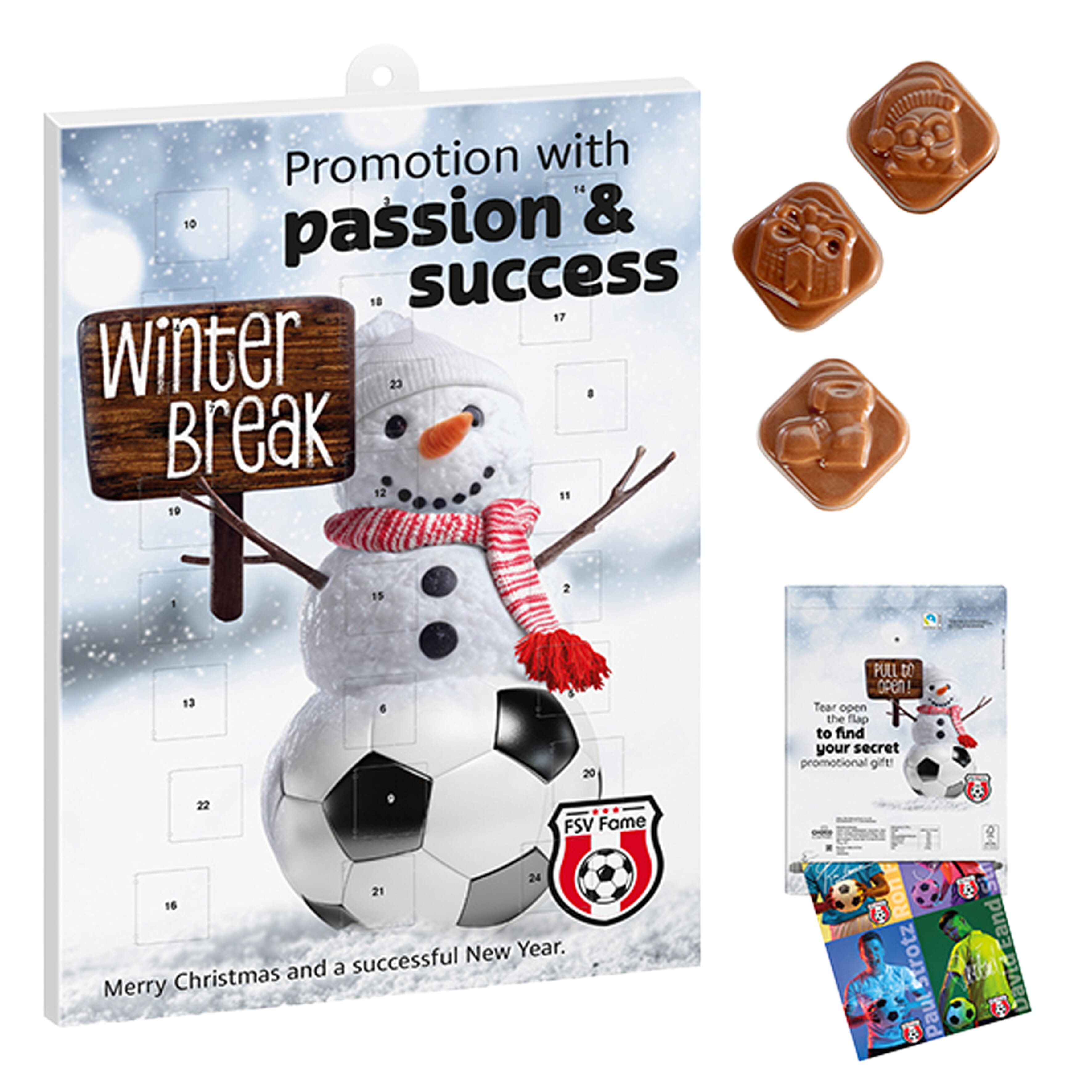 Wand-Adventskalender-Einlage, The Peppermint Company