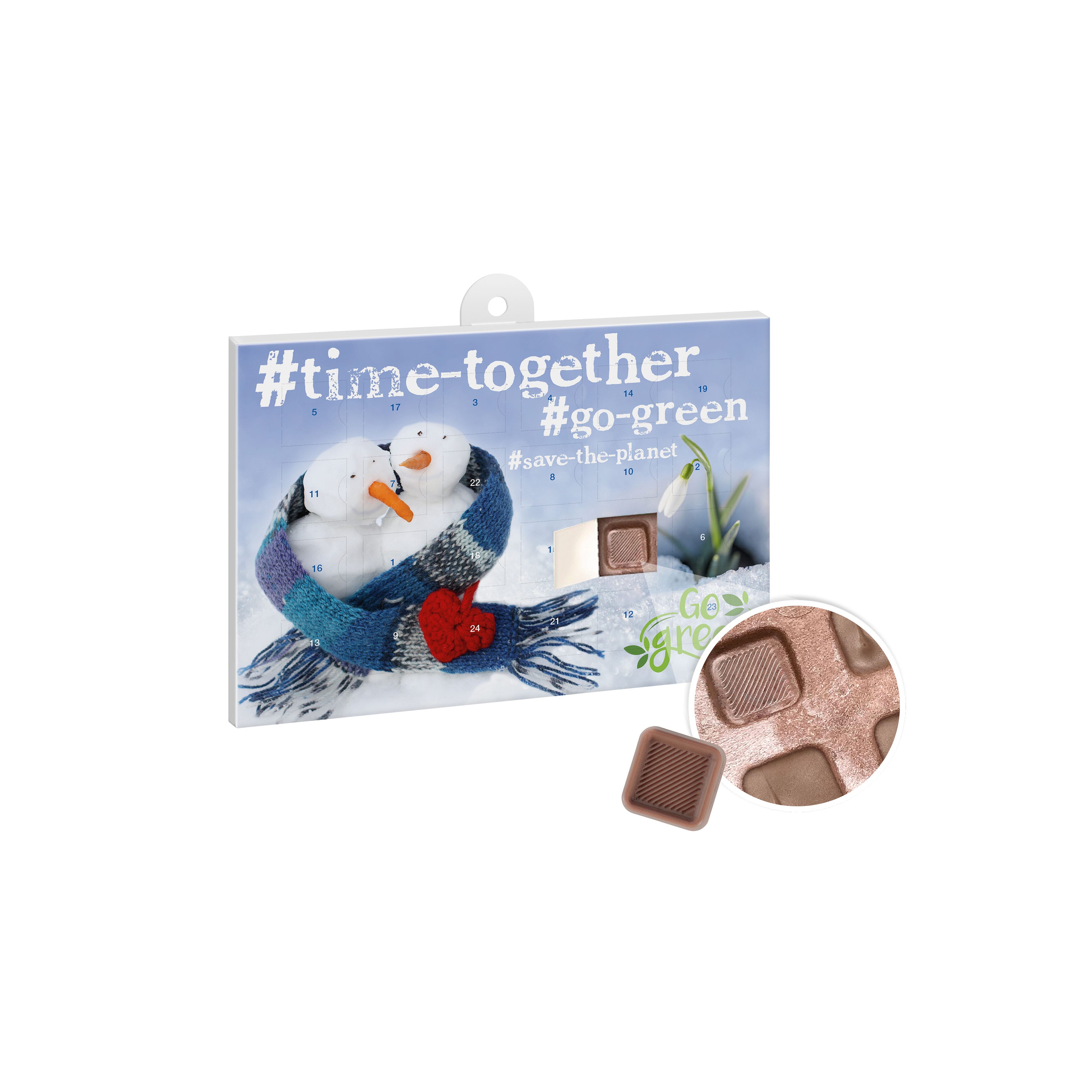 Reinpapier A5 Advenstkalender, The Peppermint Company
