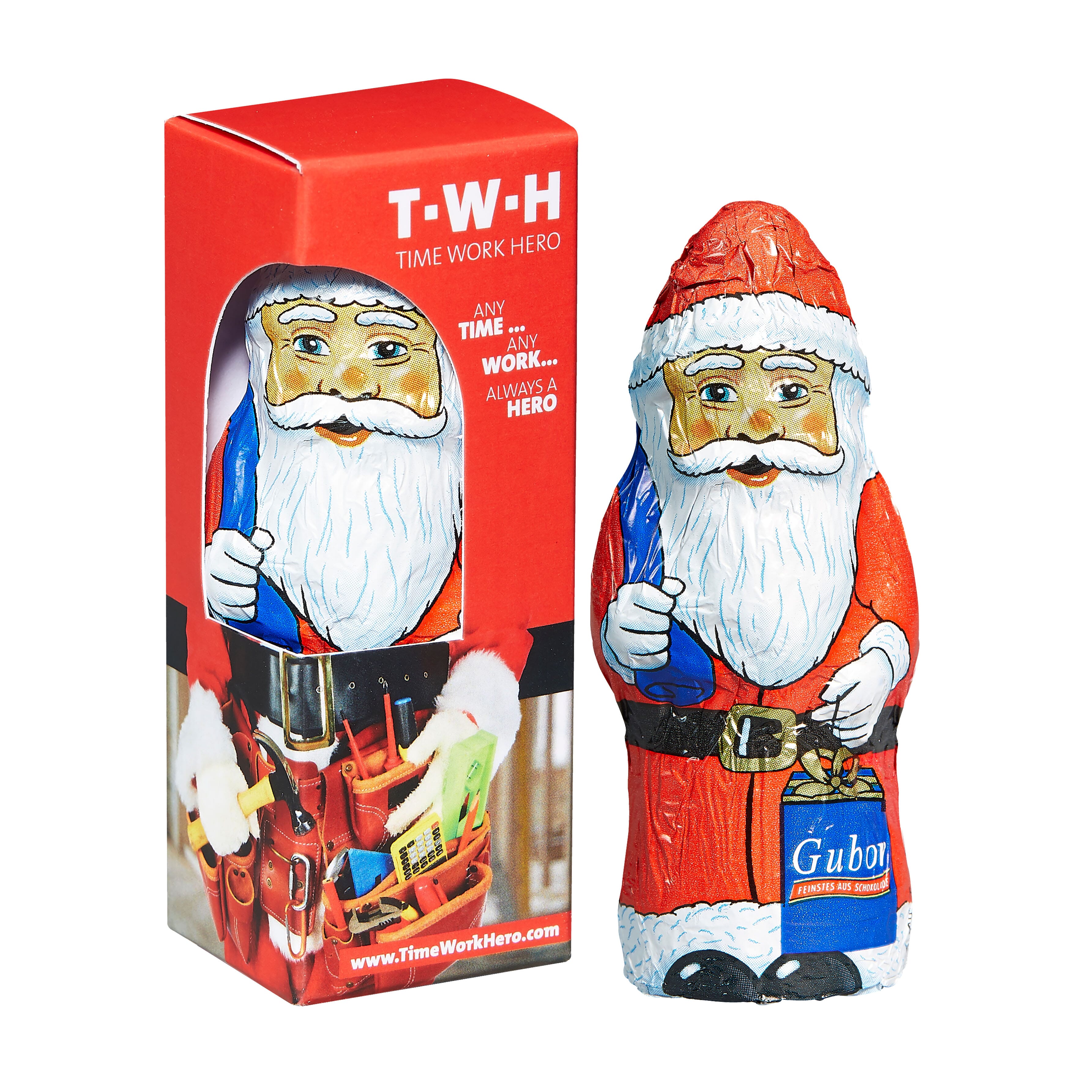 Schokolade Weihnachtsmann in Box, The Peppermint Company