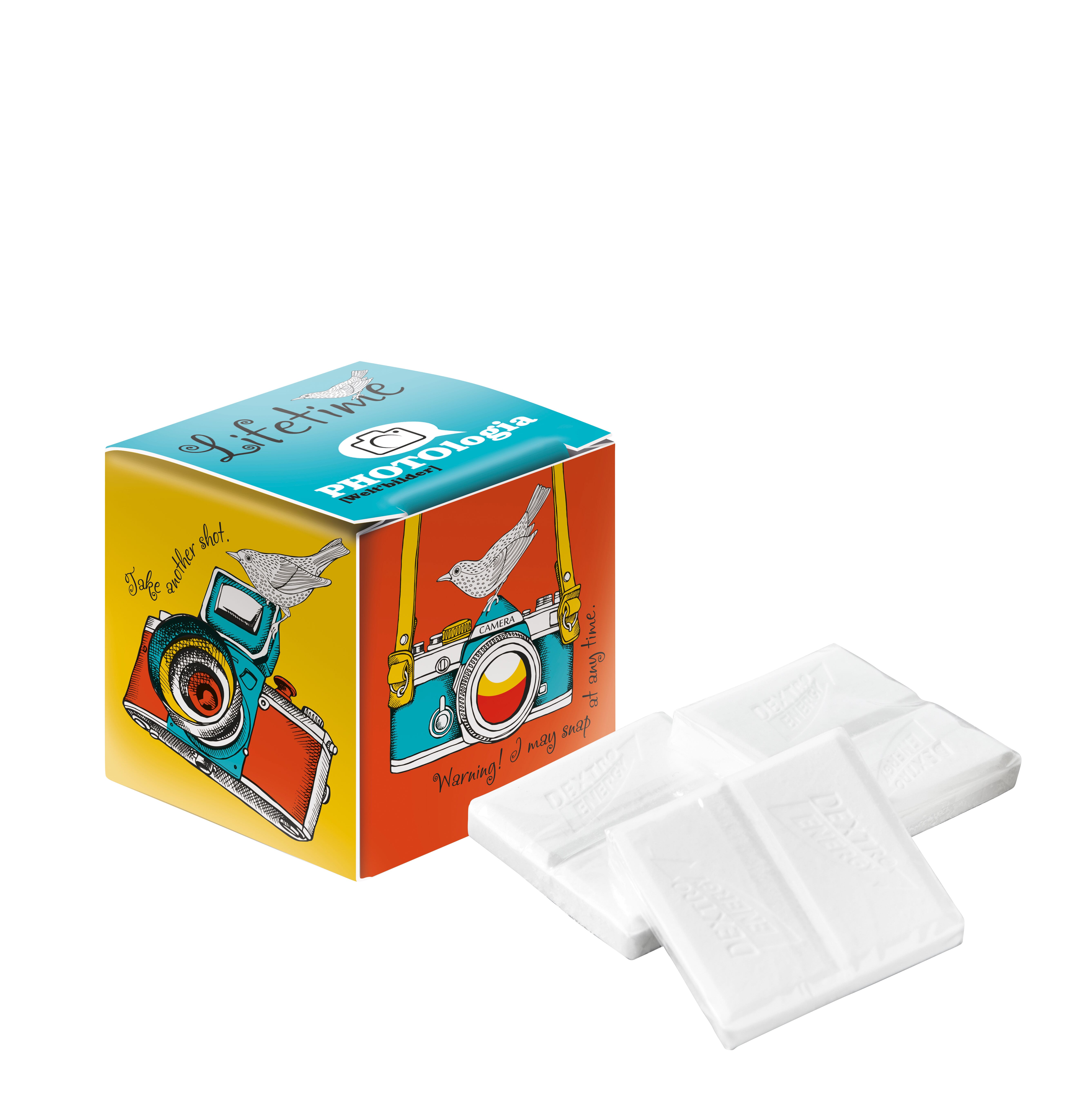 Dextro Energy in einer Schachtel, The Peppermint Company